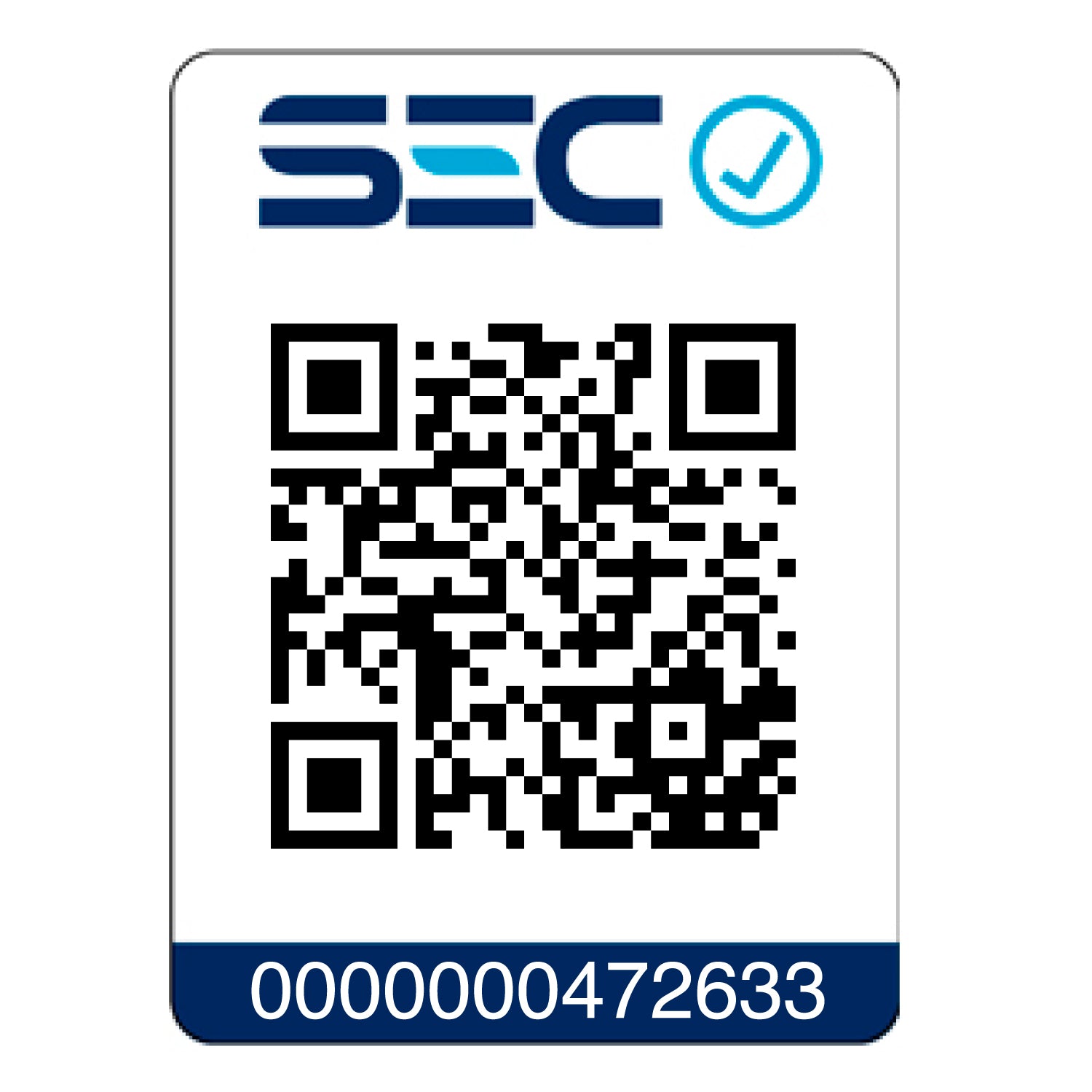 Certificado SEC QR