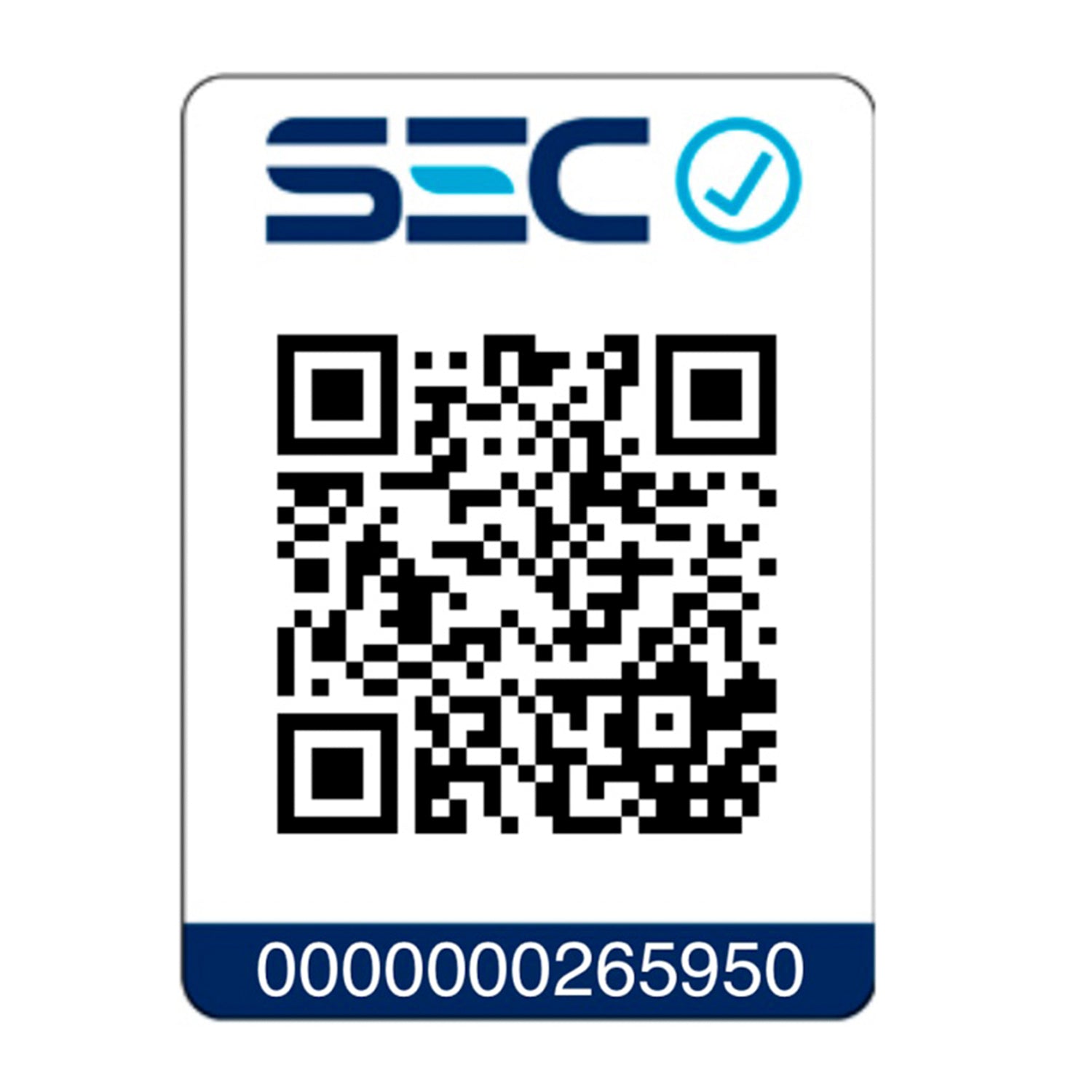 Certificado SEC QR