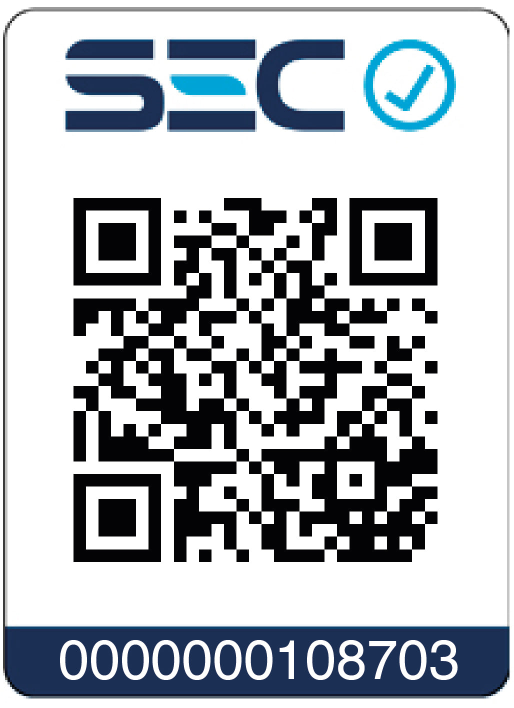 Certificado SEC QR