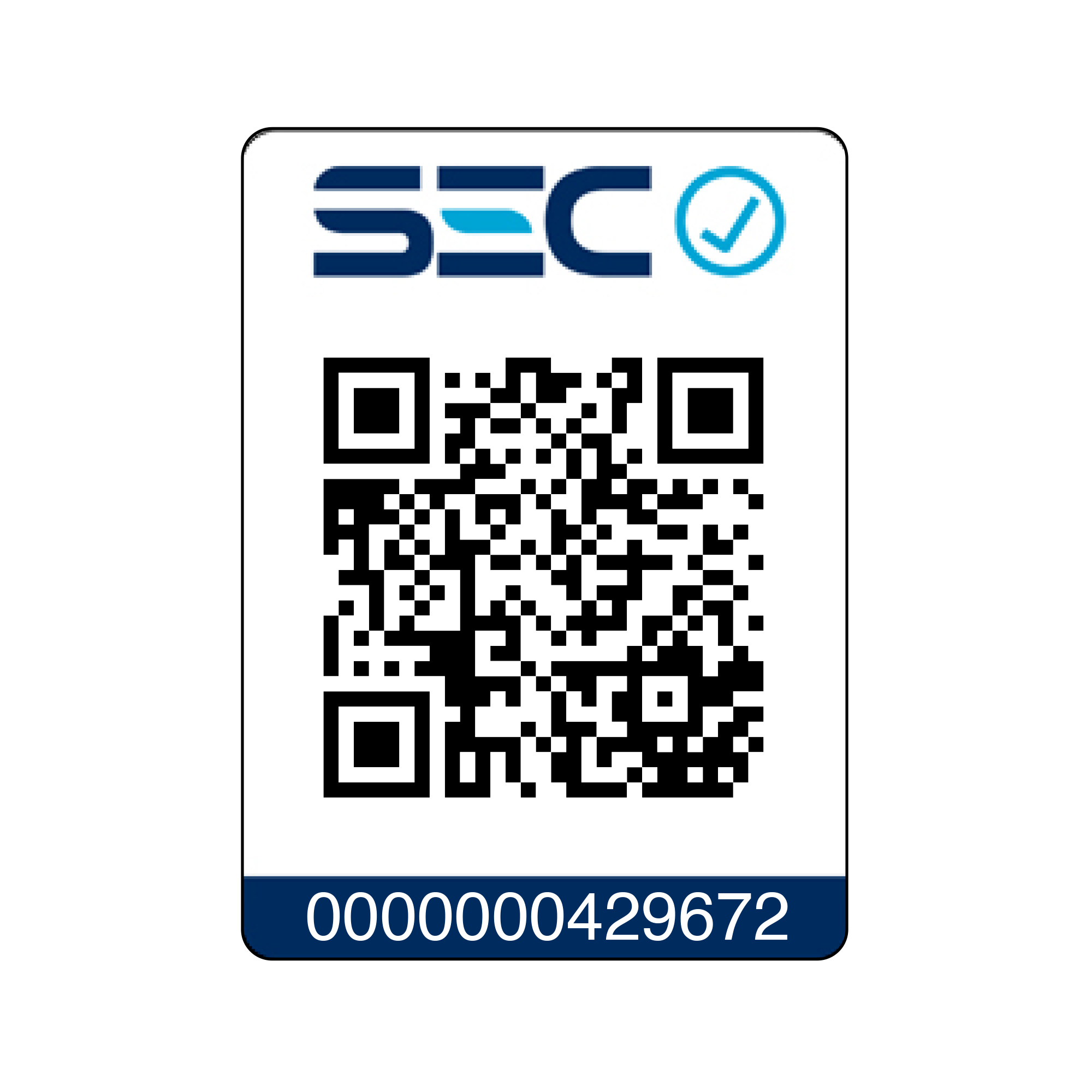 Certificado SEC QR