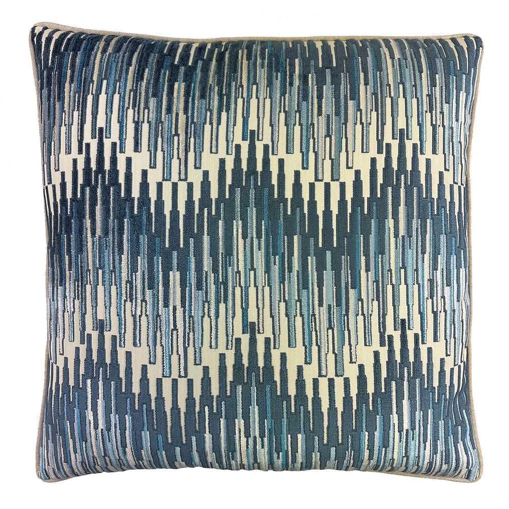 Pillow Dixie Hill Blue Velvet