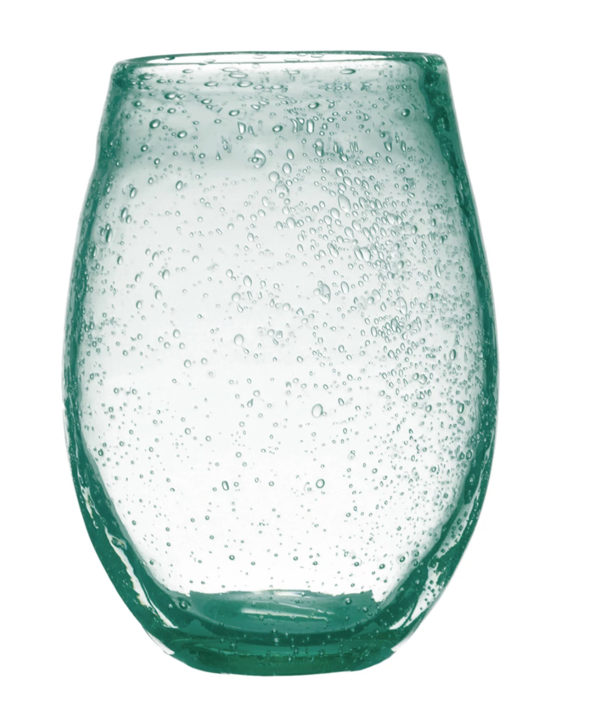 Storied Home 20 oz. Clear Tinted Bubble Drinking Glass