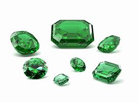 Faceted Emerald Gemstones