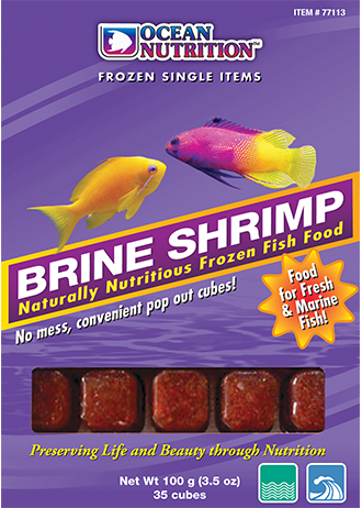 frozen fish food cubes