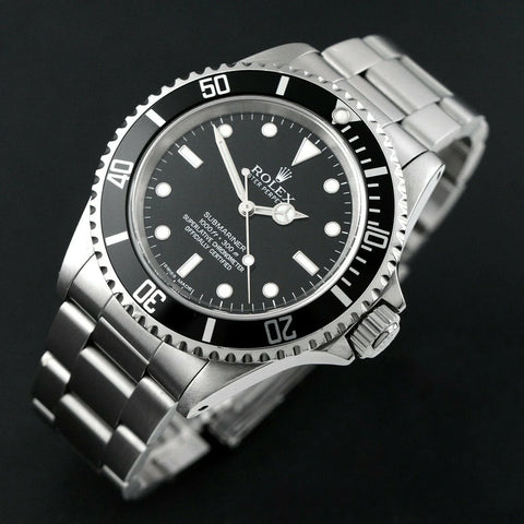 1991 Rolex 14060 Submariner Stainless Steel Non Date Man's Watch