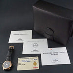 Omega 4601.54 DeVille Prestige 18K Rose Gold Chronometer Automatic Dress Watch