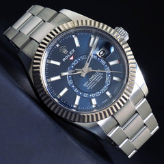 Stunning Rolex 116300 Datejust II Blue Dial Stainless Steel 41mm Watch XLNT