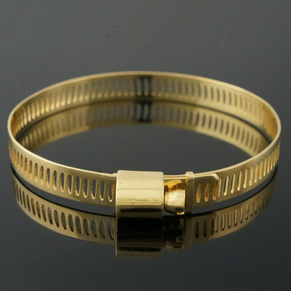 Rare Gucci Solid 18K Yellow Gold 