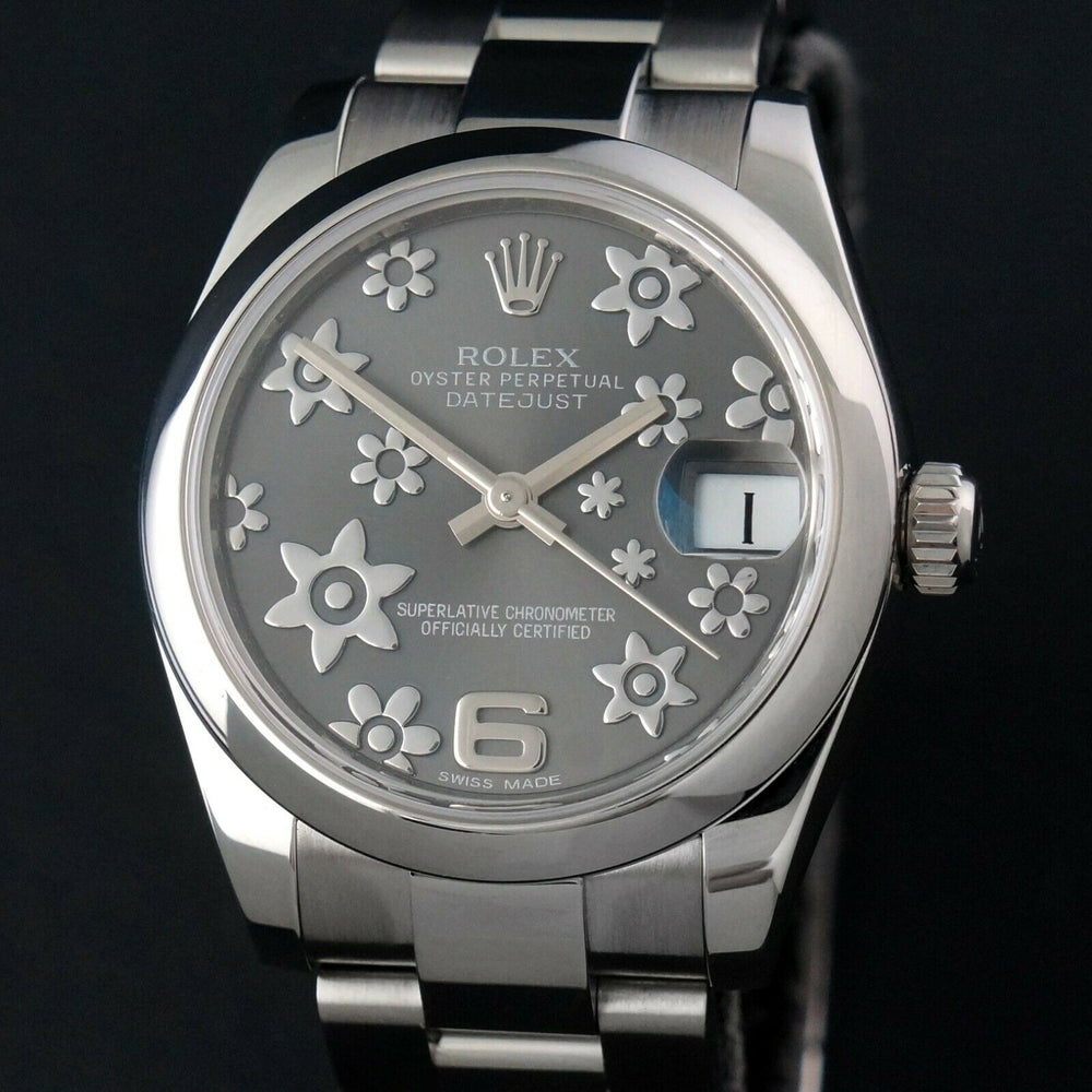 rolex floral dial