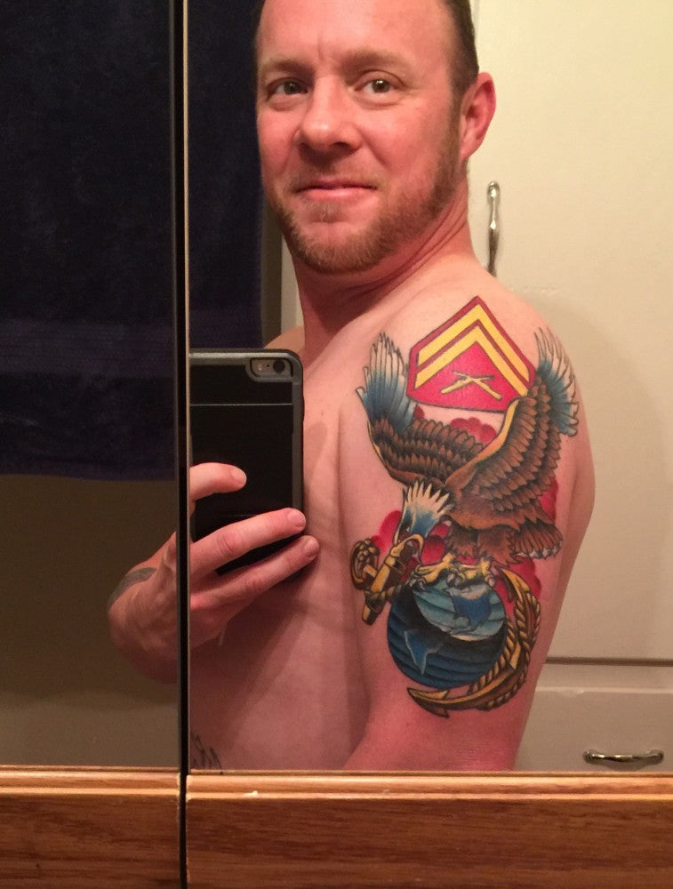 Police Officer Marine Vet Says Hell Alter SS Tattoo After Public Outcry