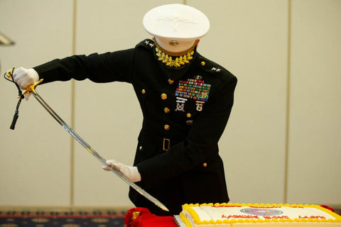 Marine Cutting Birthday Cake