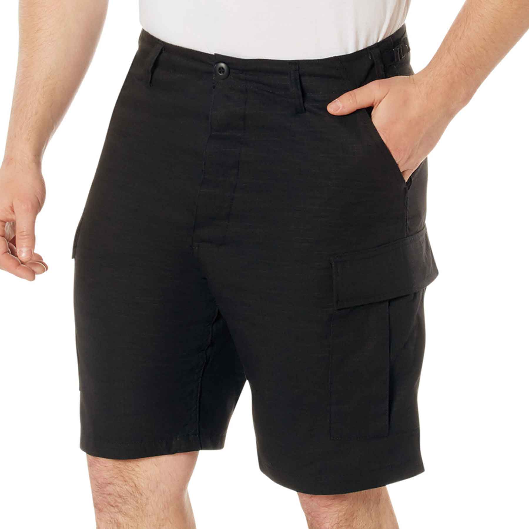 Image of Tactical Cargo Shorts- Black