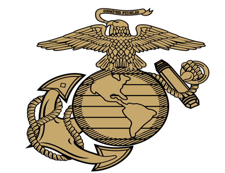 History Marine Corps Eagle, Globe, Anchor - SGT GRIT