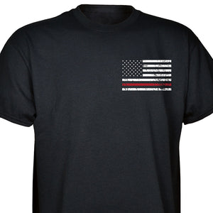 Blood Stripe Flag T-shirt — SGT GRIT