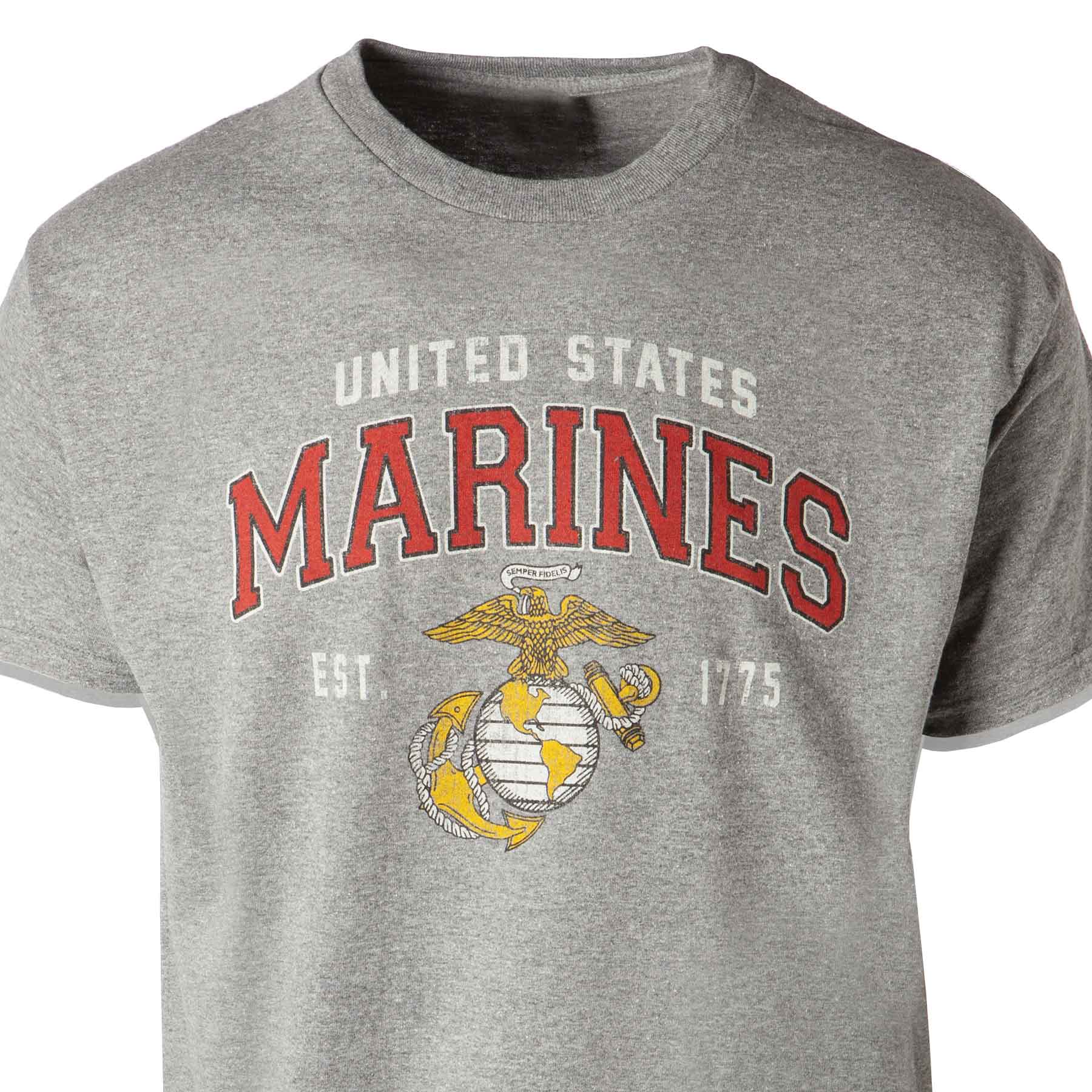 Image of Marines Vintage Block T-shirt