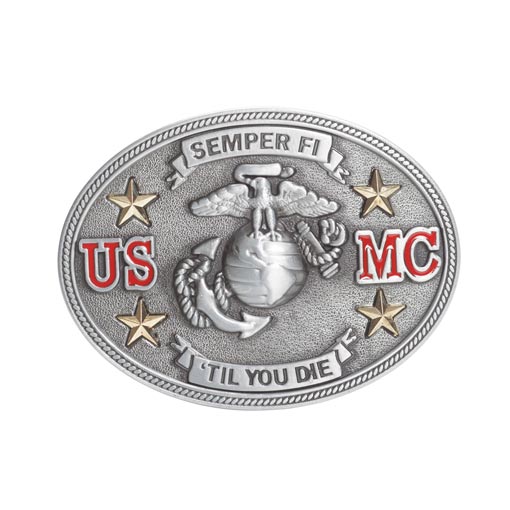 usmc belt buckle