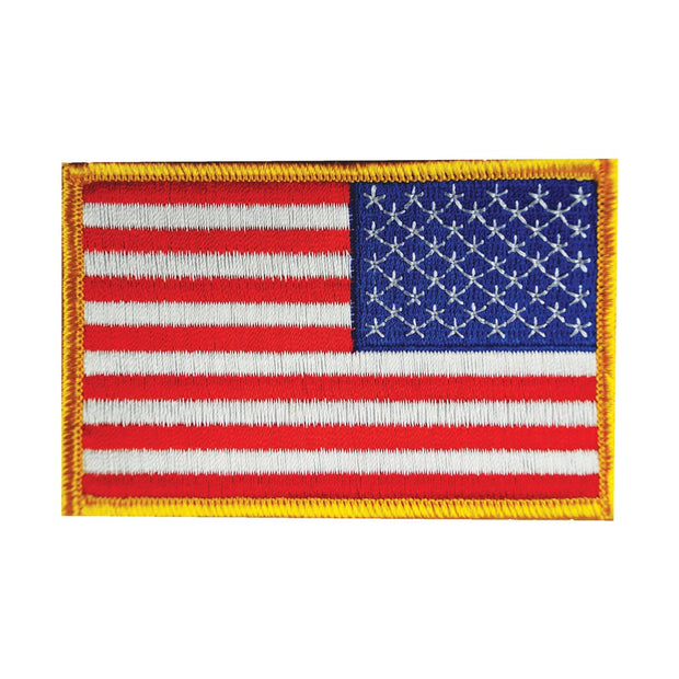 Reversed USA Flag Patch with Hook Backing – SGT GRIT