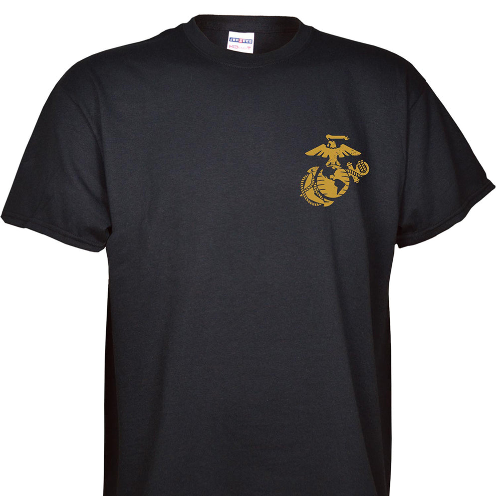 Parris Island MCRD Palm T-Shirt - USMC - SGT GRIT