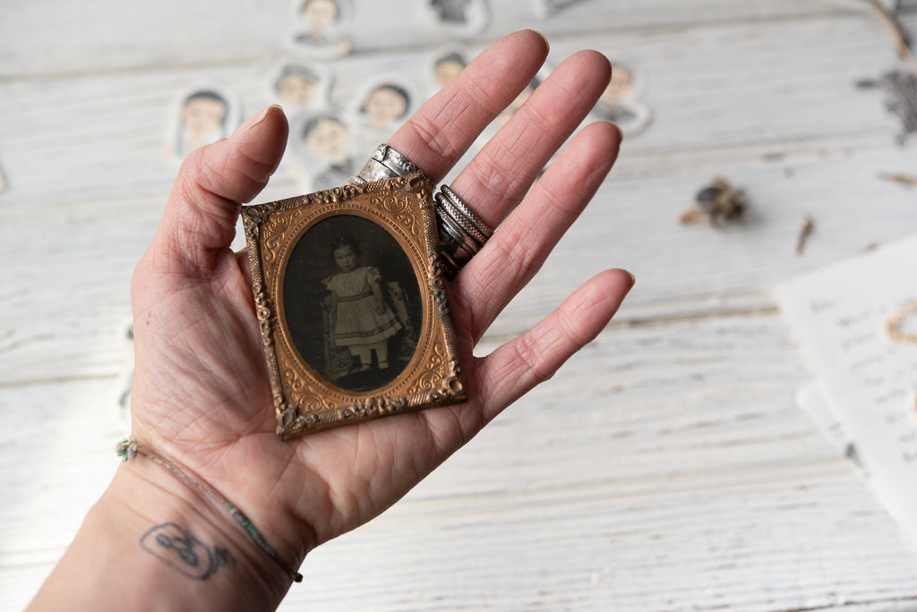 Sterling Silver Rings Inspired by this Daguerrotype Frame by Peg and Awl