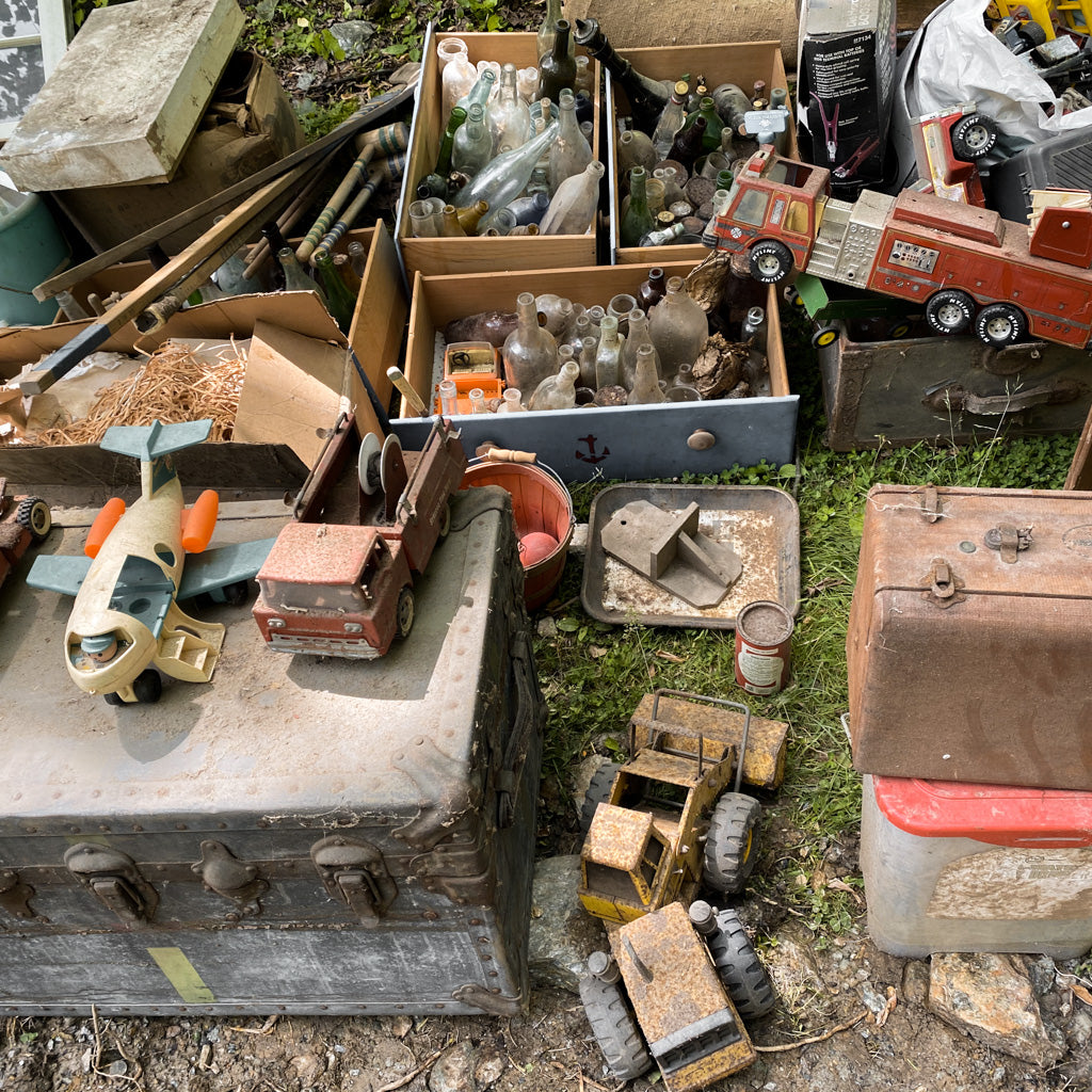 Old Things found inside old barn