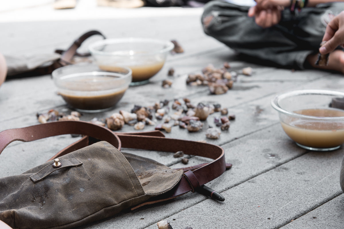 Waxed Canvas Hunter Satchel