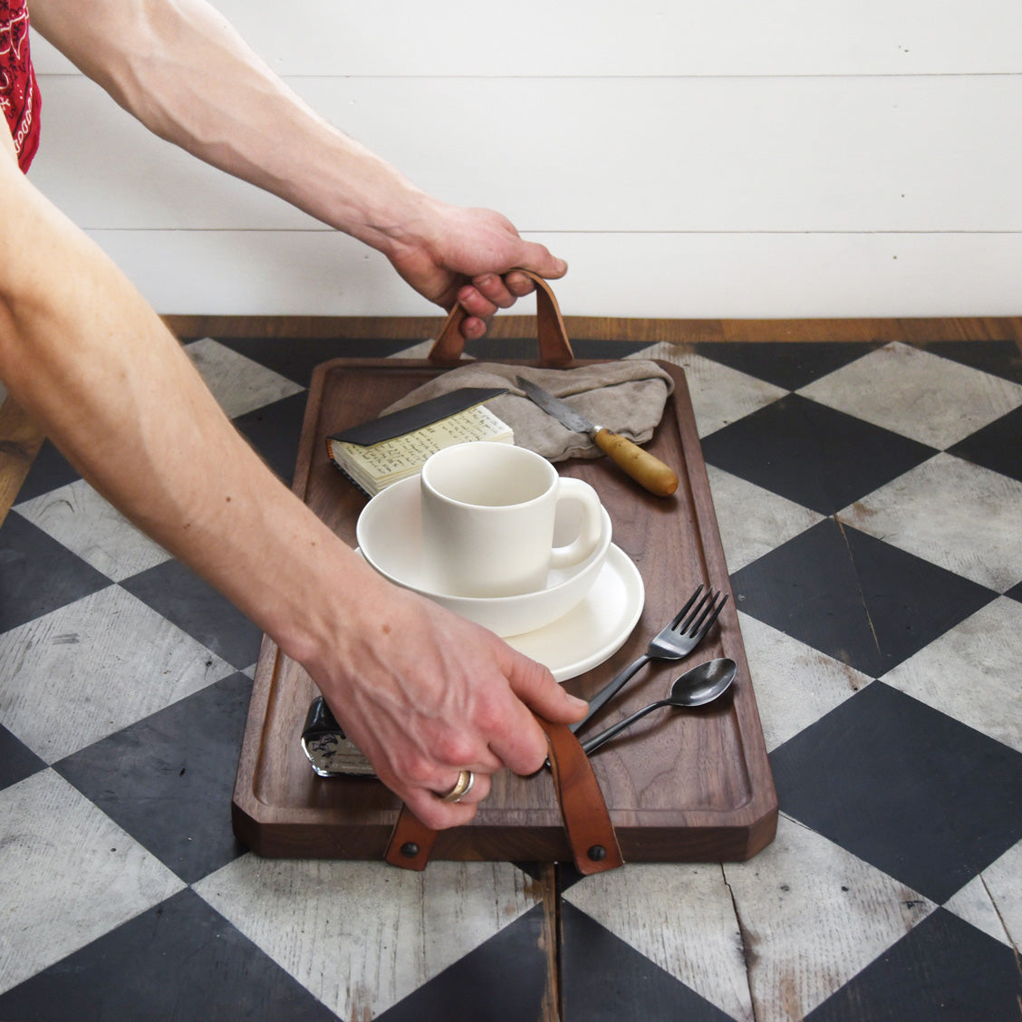 The Watson Serving Tray by Peg and Awl