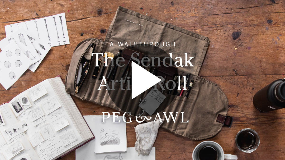 The Sendak Artist Roll Video | Peg and Awl