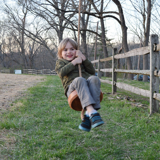 Tree Swing for One by Peg and Awl