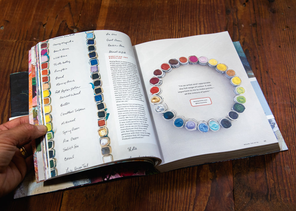 Beam Paints feature in art supplies by uppercase magazine