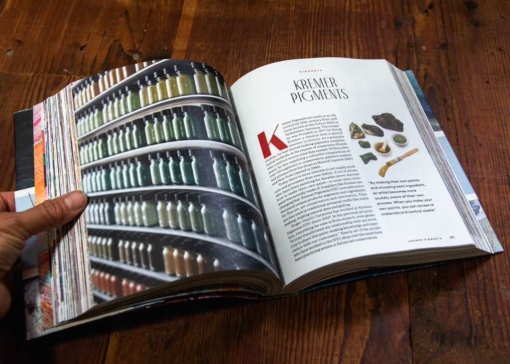 Kremer Pigments feature in art supplies by uppercase magazine