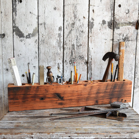 Peg and Awl Reclaimed Wood Tub Caddy Tray, Fits Standard Tub on Food52