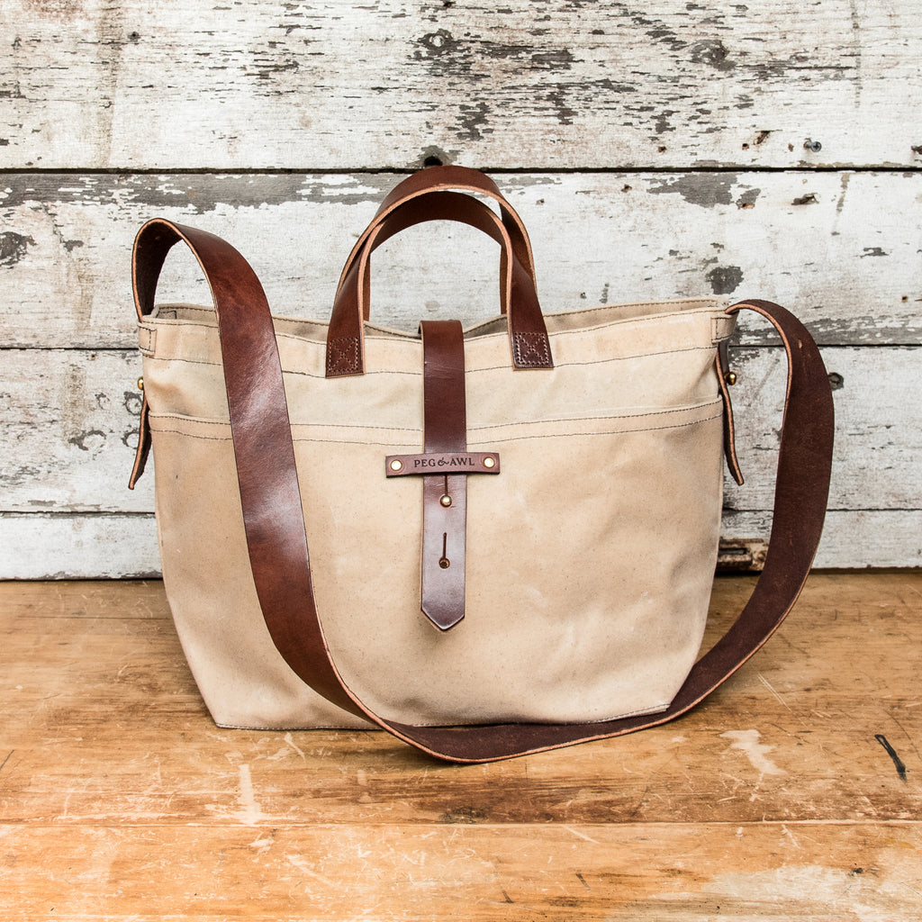 Waxed Canvas Tote