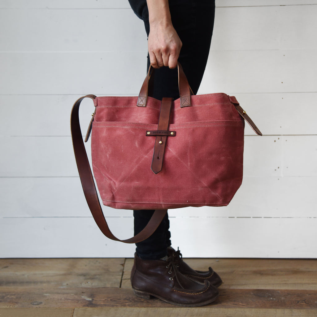 Waxed Canvas Tote