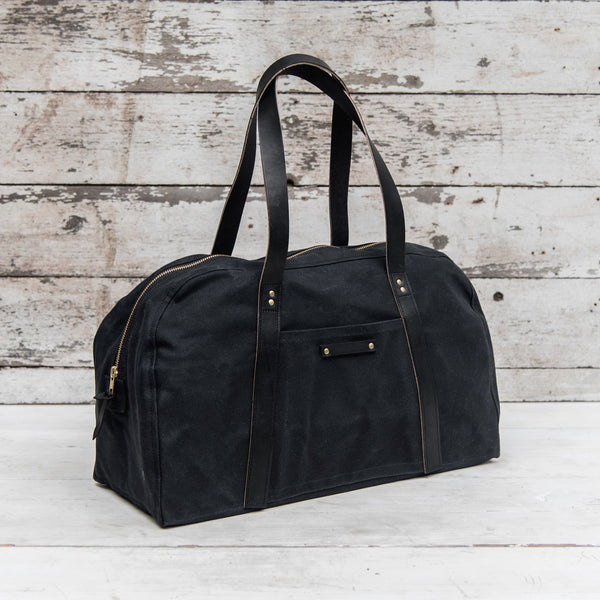 all black handbag