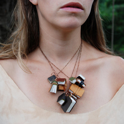 Autumnal Library Necklace