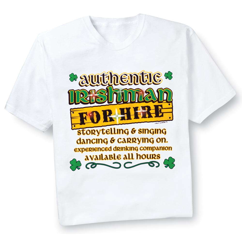 Image of Authentic Irishman Flashing T-Shirt