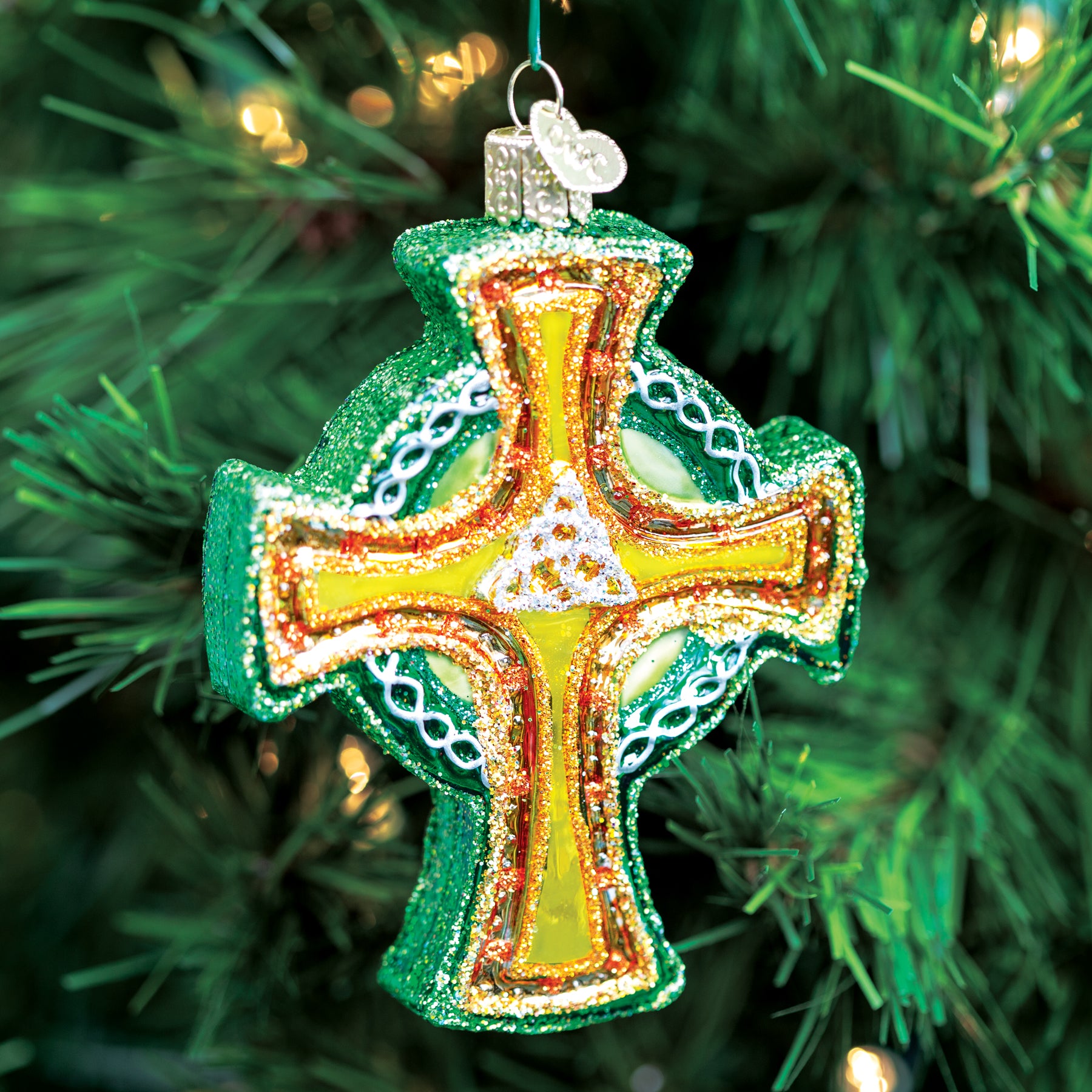 Image of Old World Christmas Classic Trinity Cross Ornament