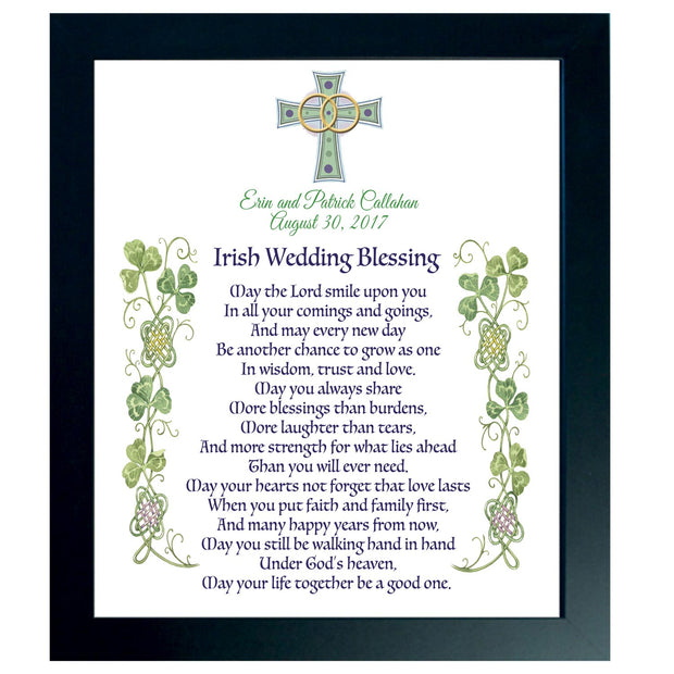 Irish Wedding Blessing - Creative Irish Gifts