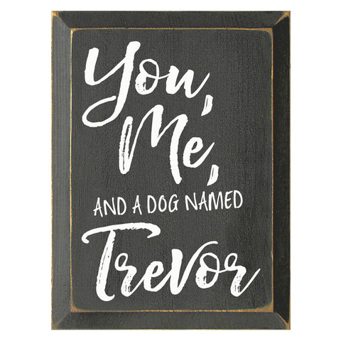 Personalized Dog Name Wall Sign