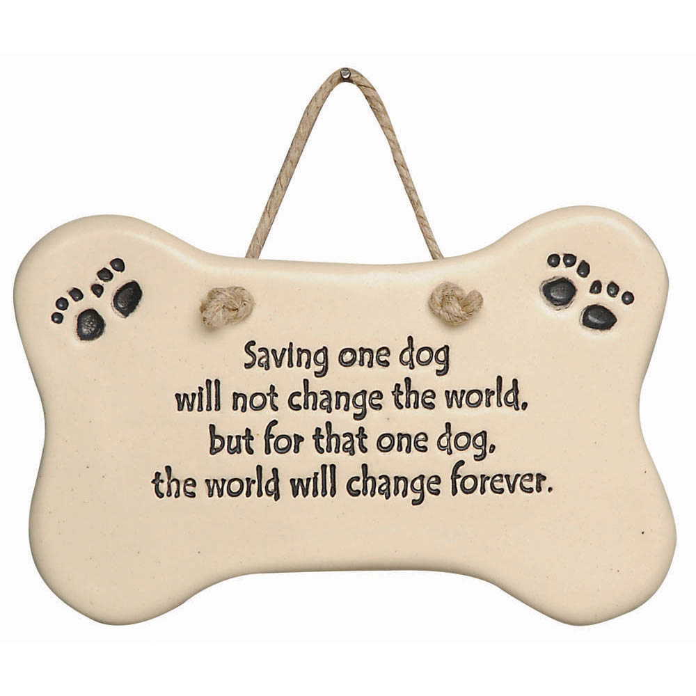 Image of Rescue Dog Plaque