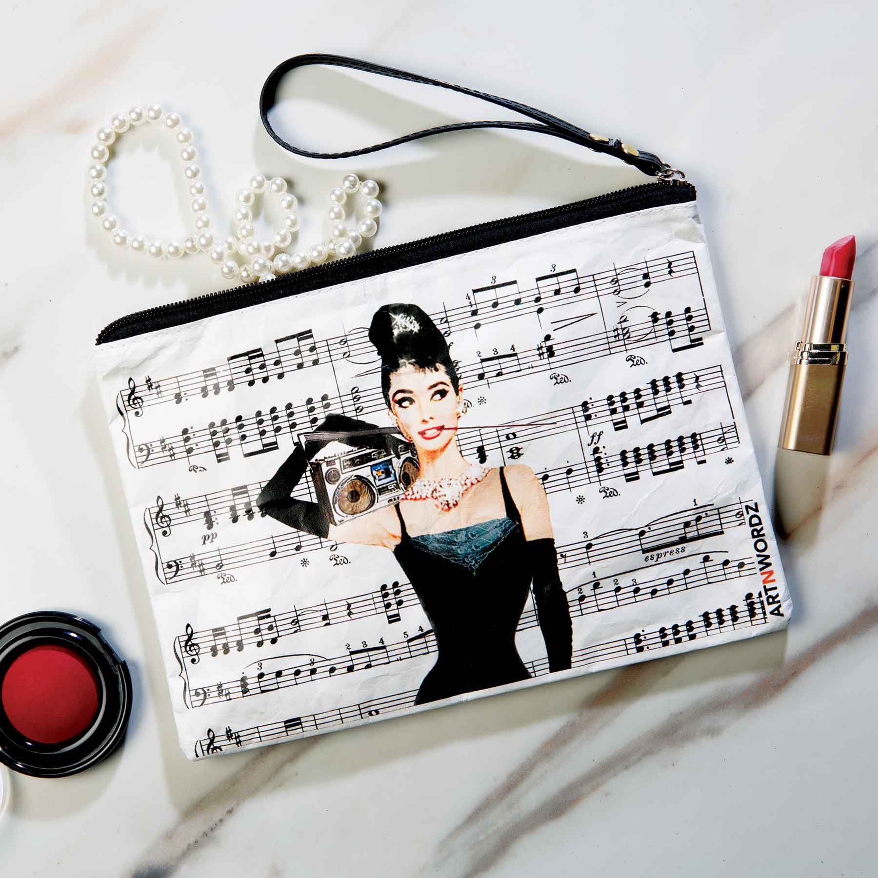 Image of Audrey's Beats Music Makeup Bag