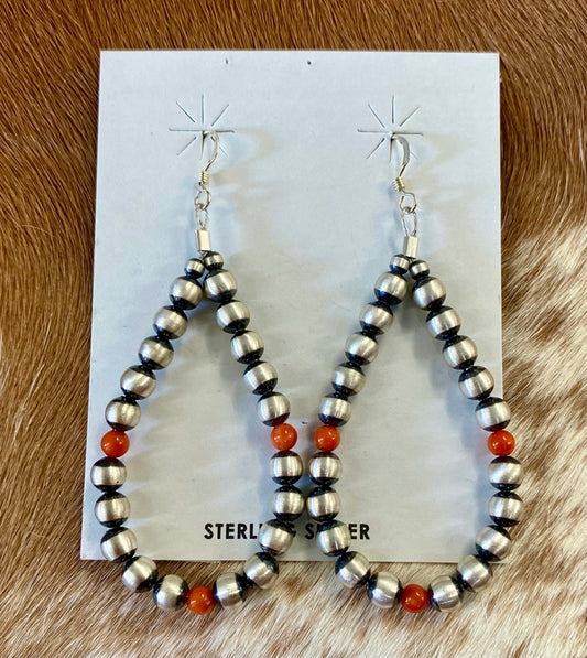 Five Bead Navajo Pearls Earrings – Native-Seeds-Search