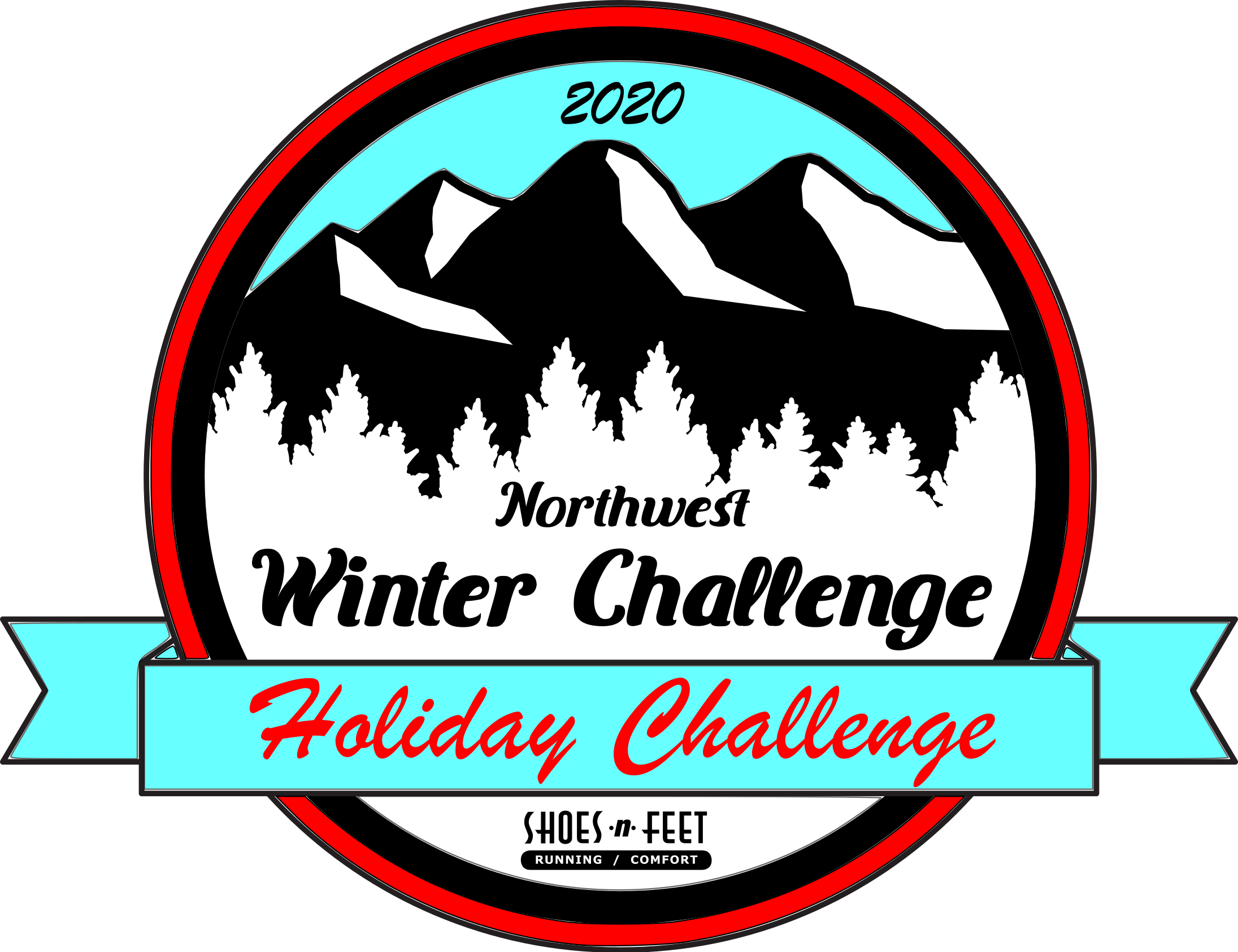 Northwest Winter Challenge Holiday Logo 2020