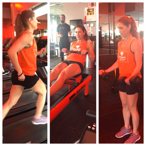 amy posner wolff working out at orange theory fitness mercer island