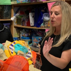 Barry working in the toy room at Eastside Baby Corner