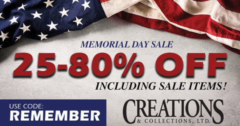 Creationsandcollections.com Memorial Day Sale