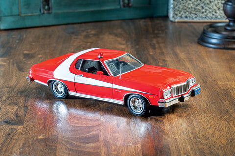 REPLICA 1976 STARSKY & HUTCH FORD GRAN TORINO DIECAST MODEL