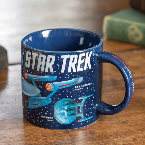 starships of star trek mug