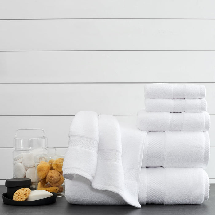 16 x 30, Luxury Lynova hand towels by Standard Textile. 100% zero-twist cotton white towels. Case of 120 pieces