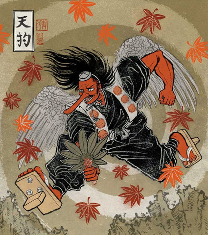 Japanese yokai Tengu